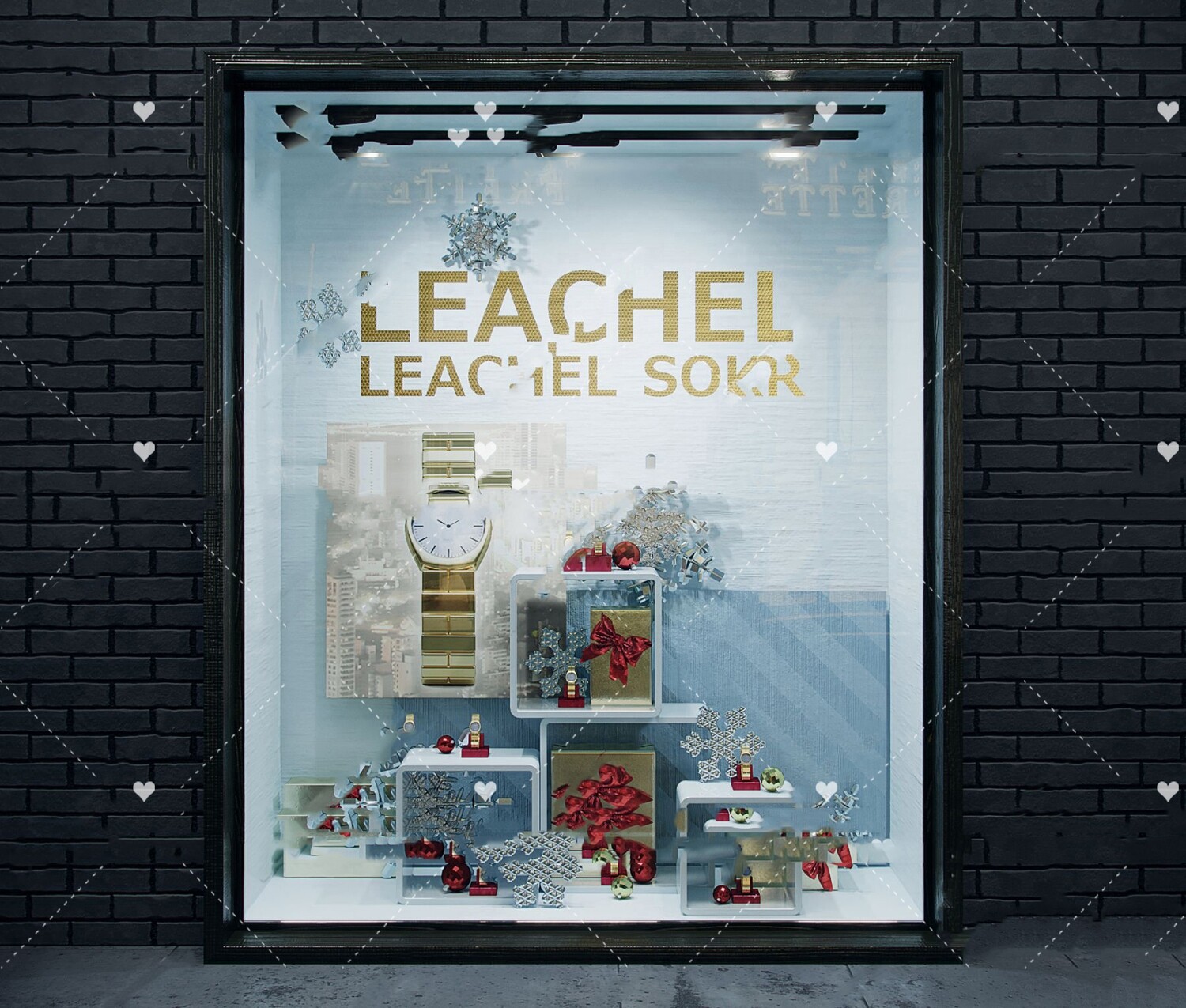 58 Shop Window Design 3d Models Vol.01