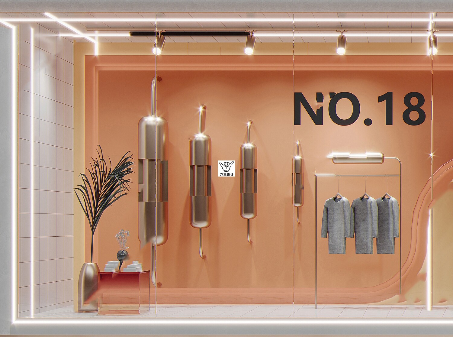 58 Shop Window Design 3d Models Vol.01