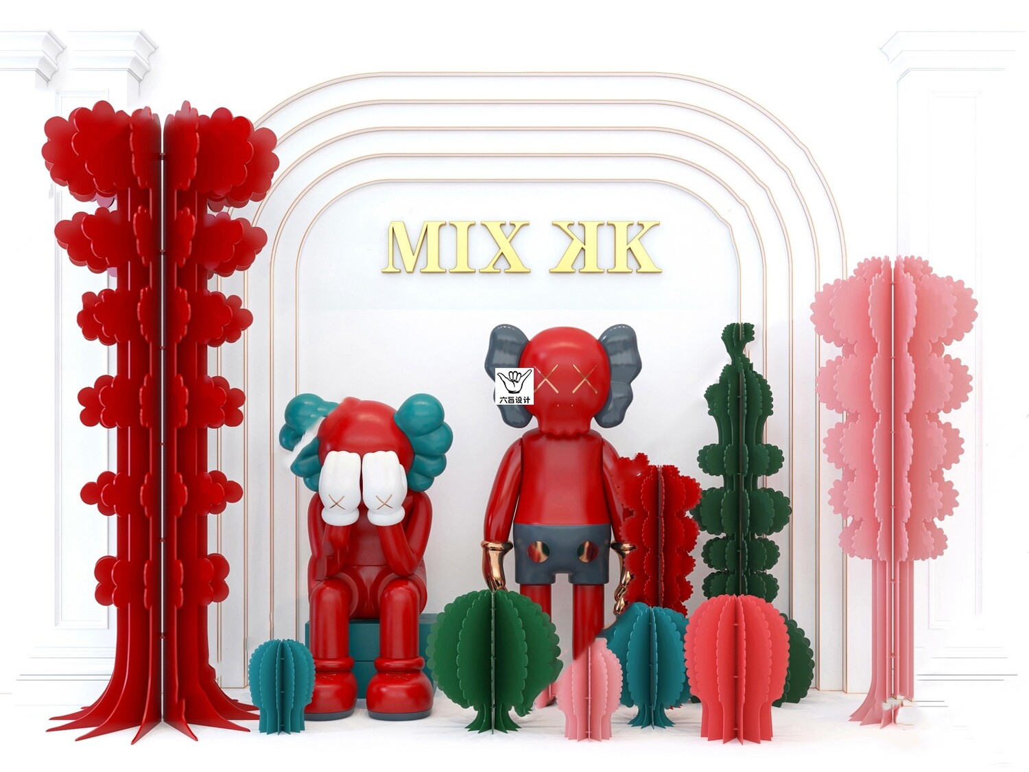 58 Shop Window Design 3d Models Vol.01