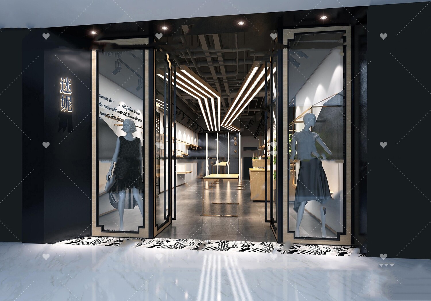 58 Shop Window Design 3d Models Vol.01