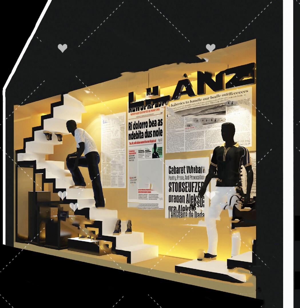 58 Shop Window Design 3d Models Vol.01
