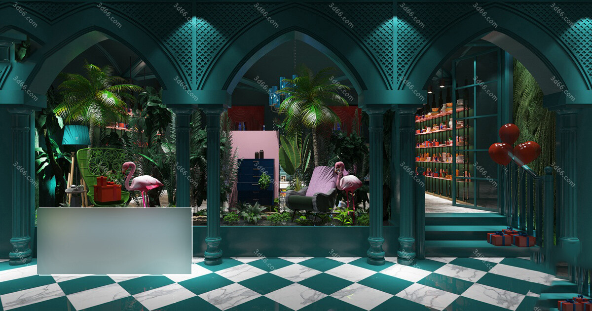 58 Shop Window Design 3d Models Vol.01