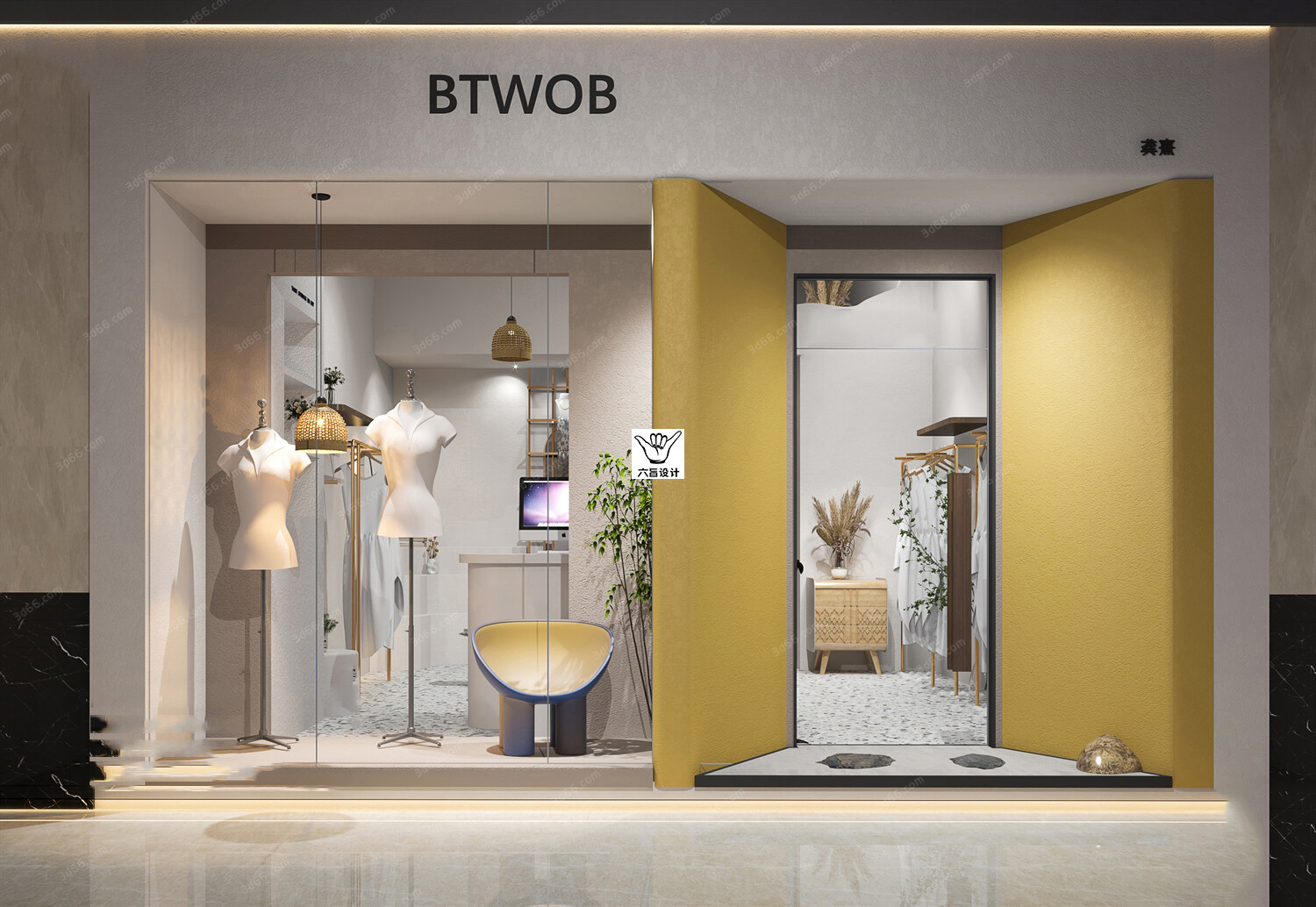 58 Shop Window Design 3d Models Vol.01