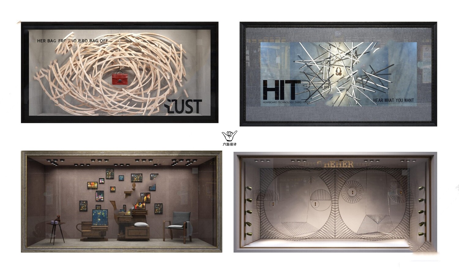58 Shop Window Design 3d Models Vol.01