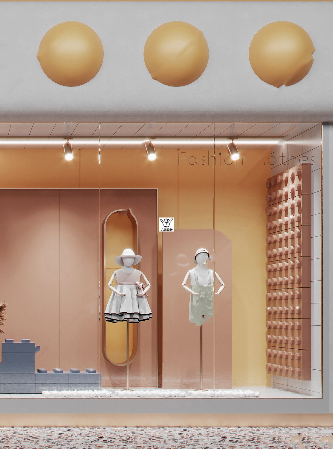 58 Shop Window Design 3d Models Vol.01