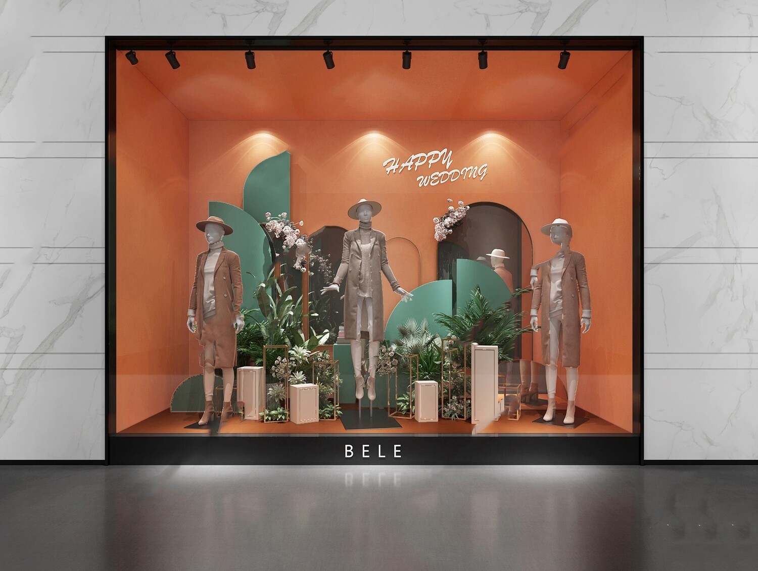 58 Shop Window Design 3d Models Vol.01