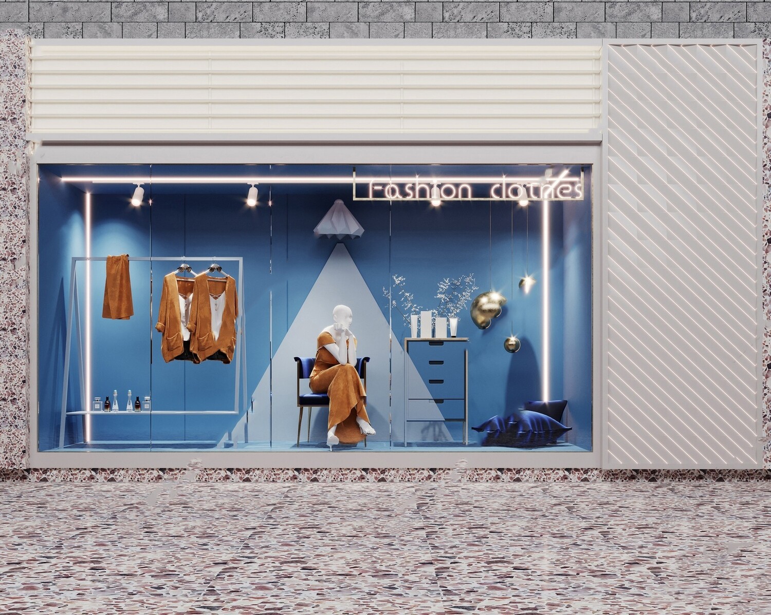 58 Shop Window Design 3d Models Vol.01