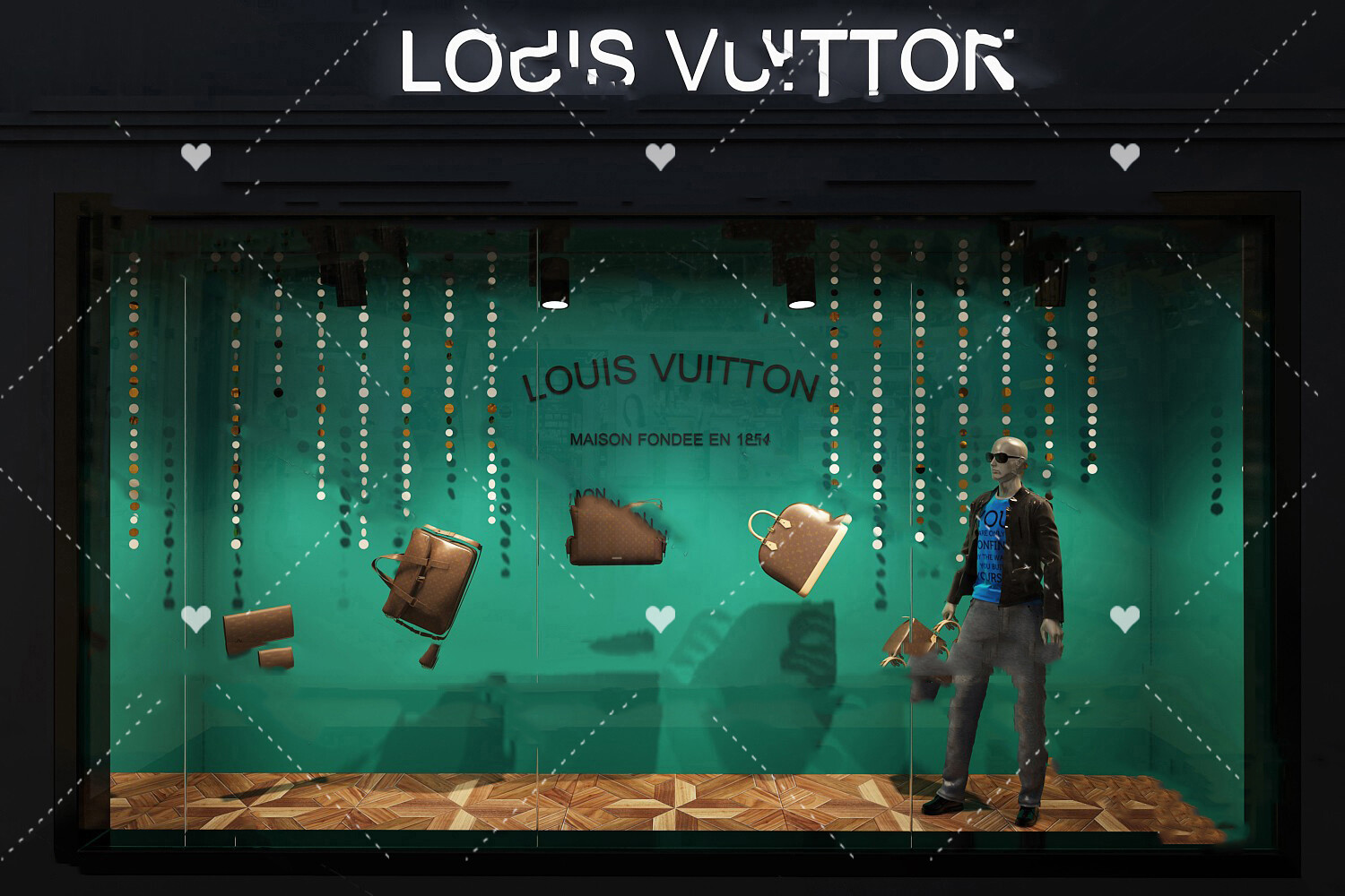 58 Shop Window Design 3d Models Vol.01