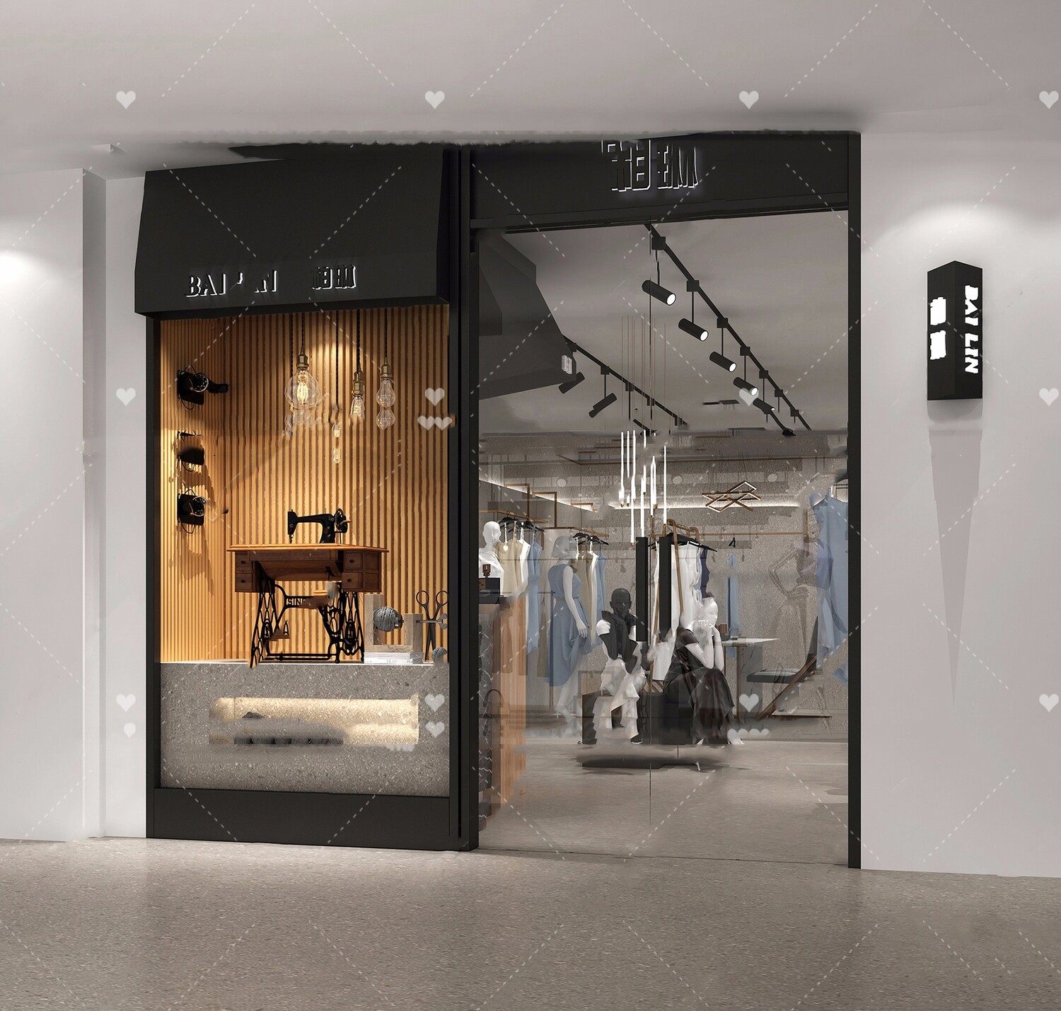 58 Shop Window Design 3d Models Vol.01
