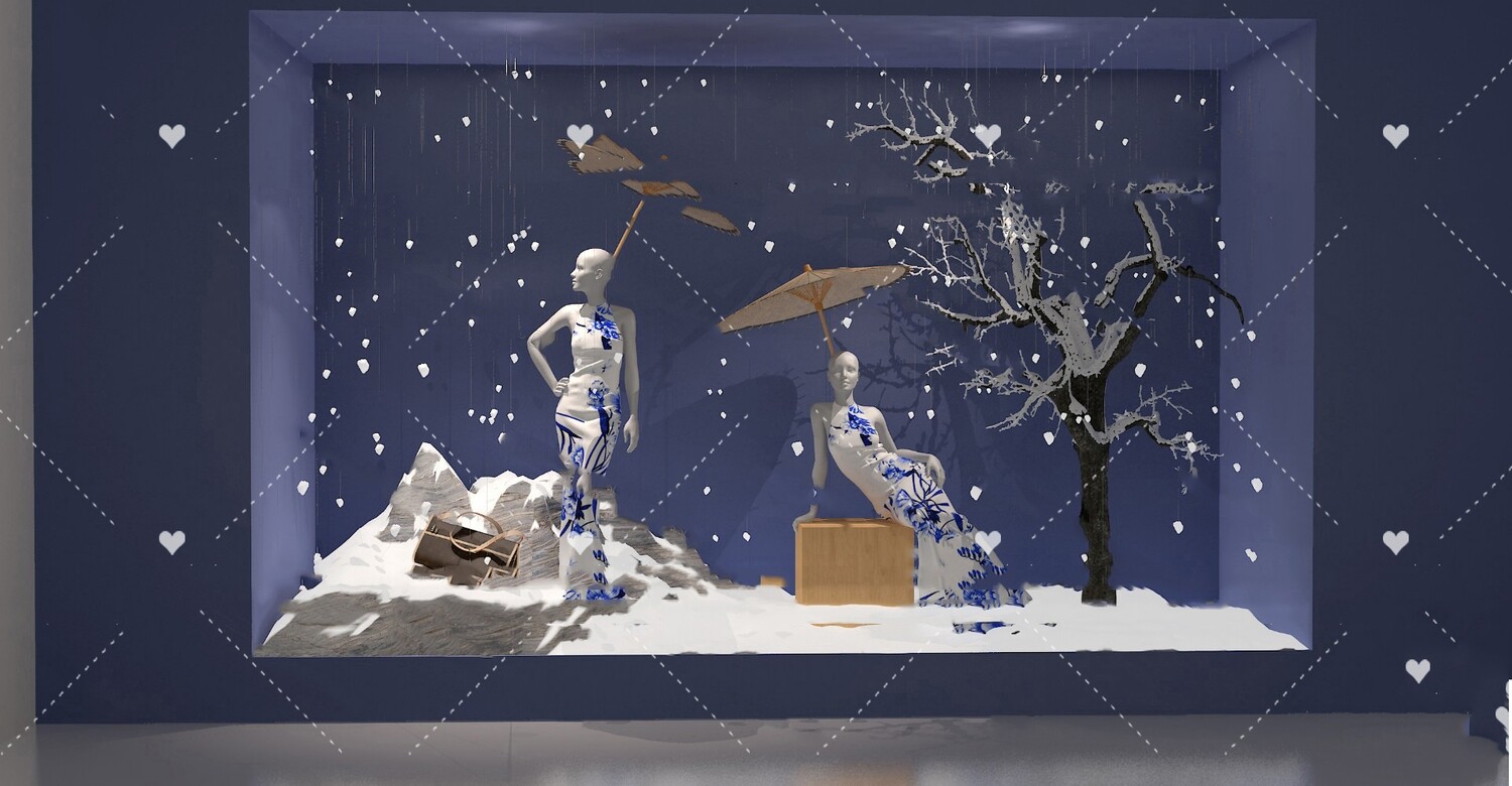 58 Shop Window Design 3d Models Vol.01