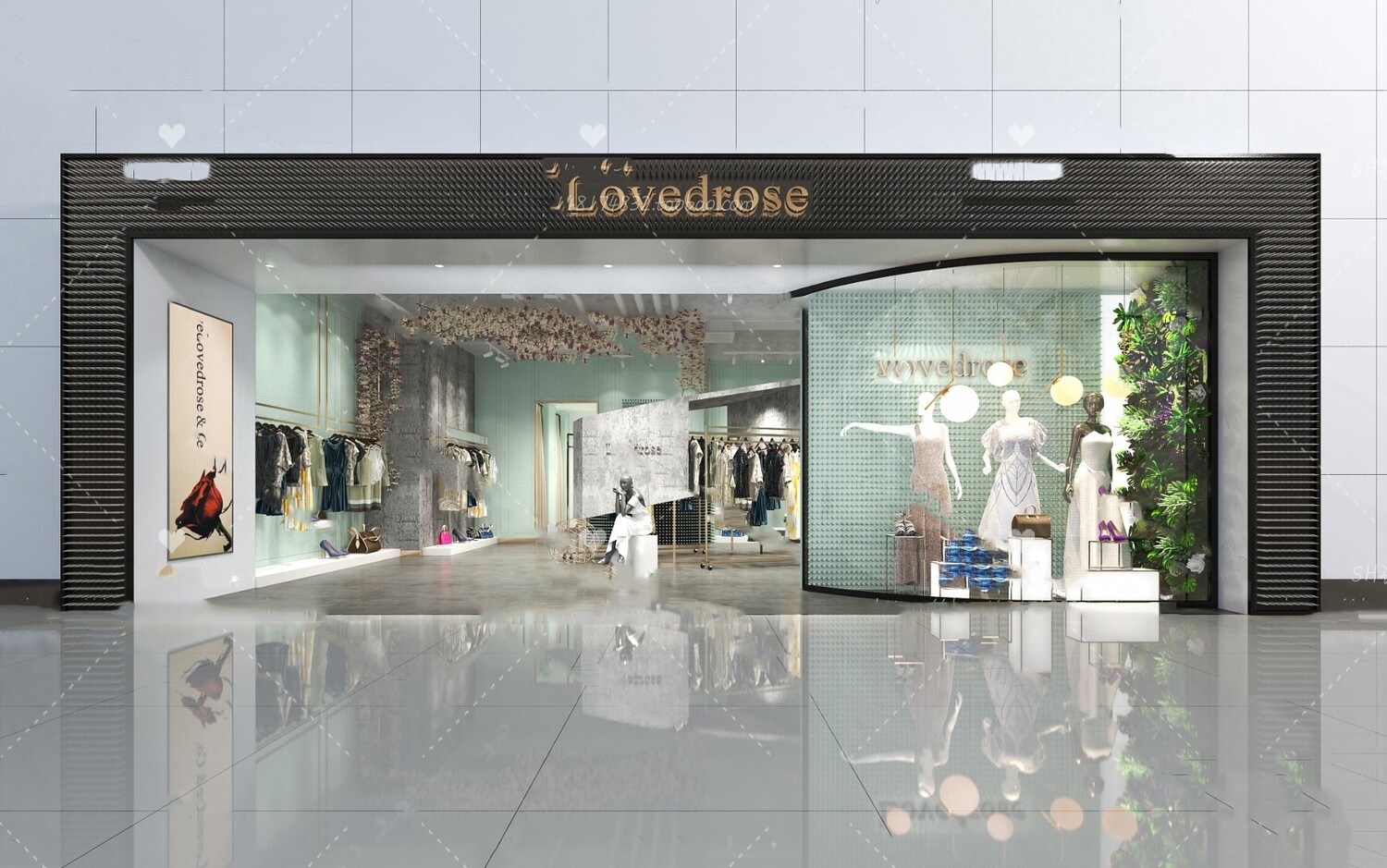 58 Shop Window Design 3d Models Vol.01