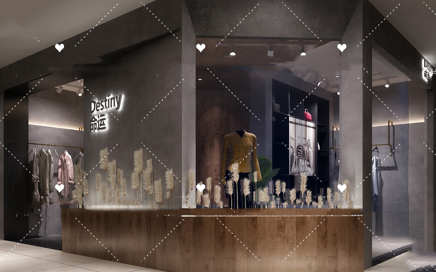 58 Shop Window Design 3d Models Vol.01