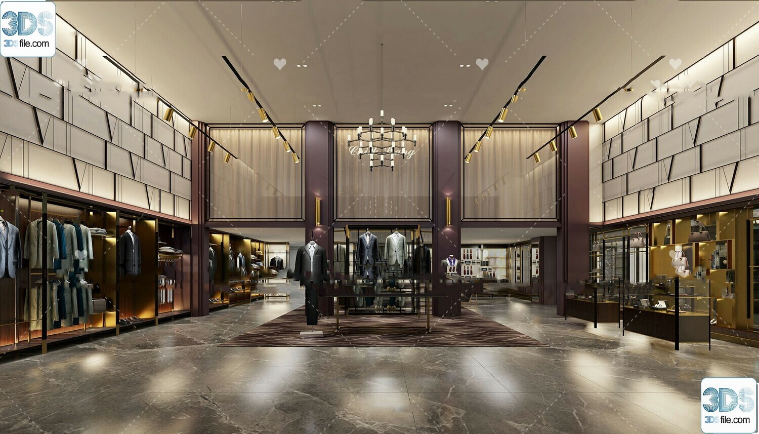 62 Fashion Shop Design 3D Models vol.06 - Vray