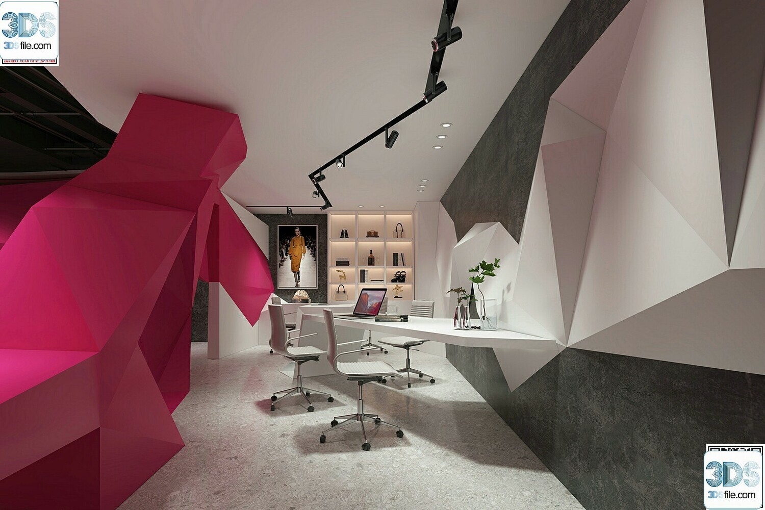 62 Fashion Shop Design 3D Models vol.06 - Vray