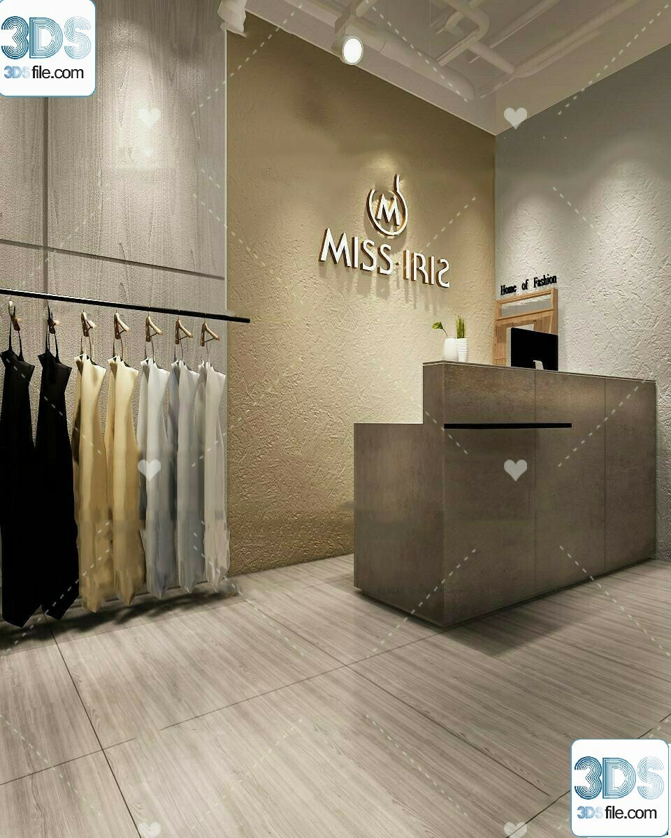 62 Fashion Shop Design 3D Models vol.06 - Vray
