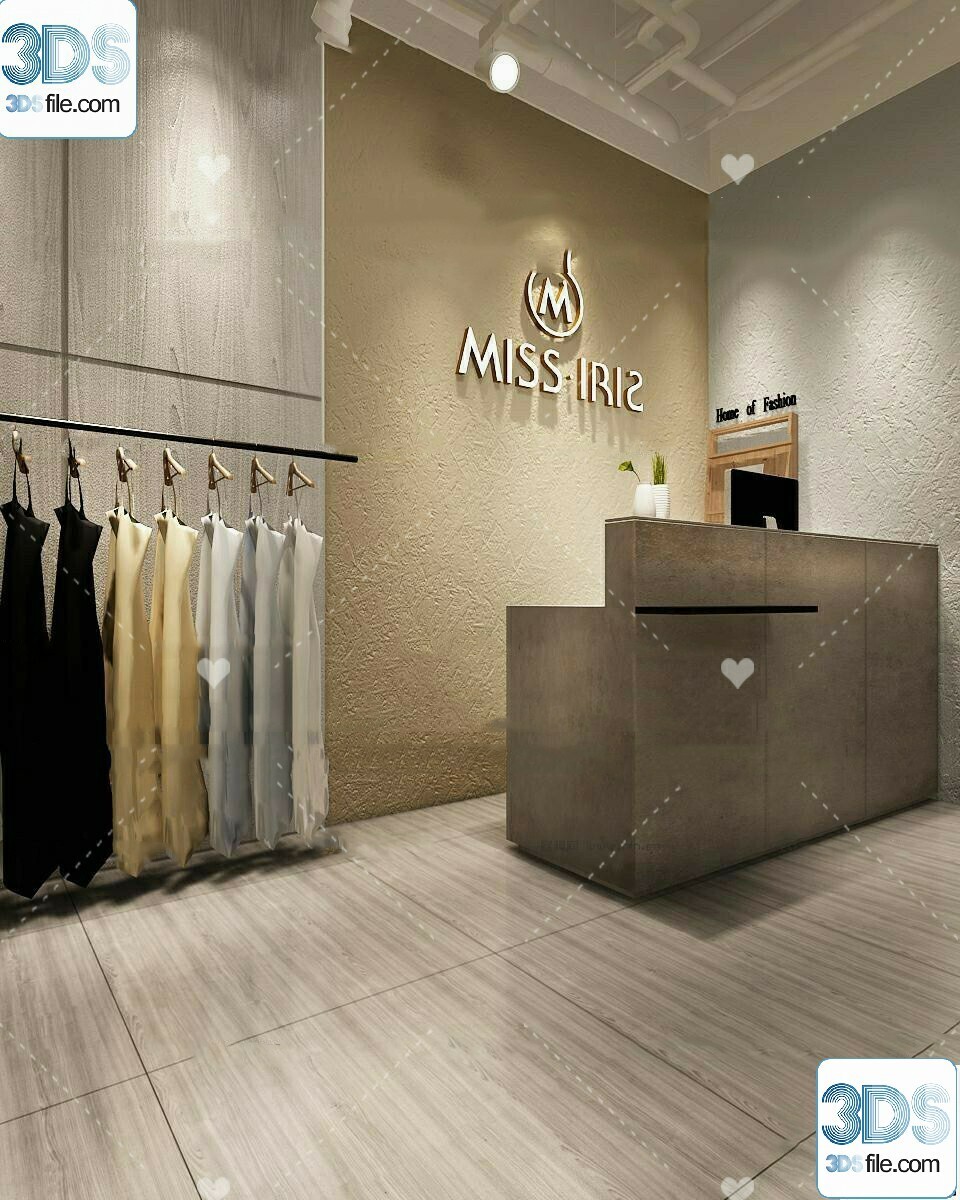 62 Fashion Shop Design 3D Models vol.06 - Vray