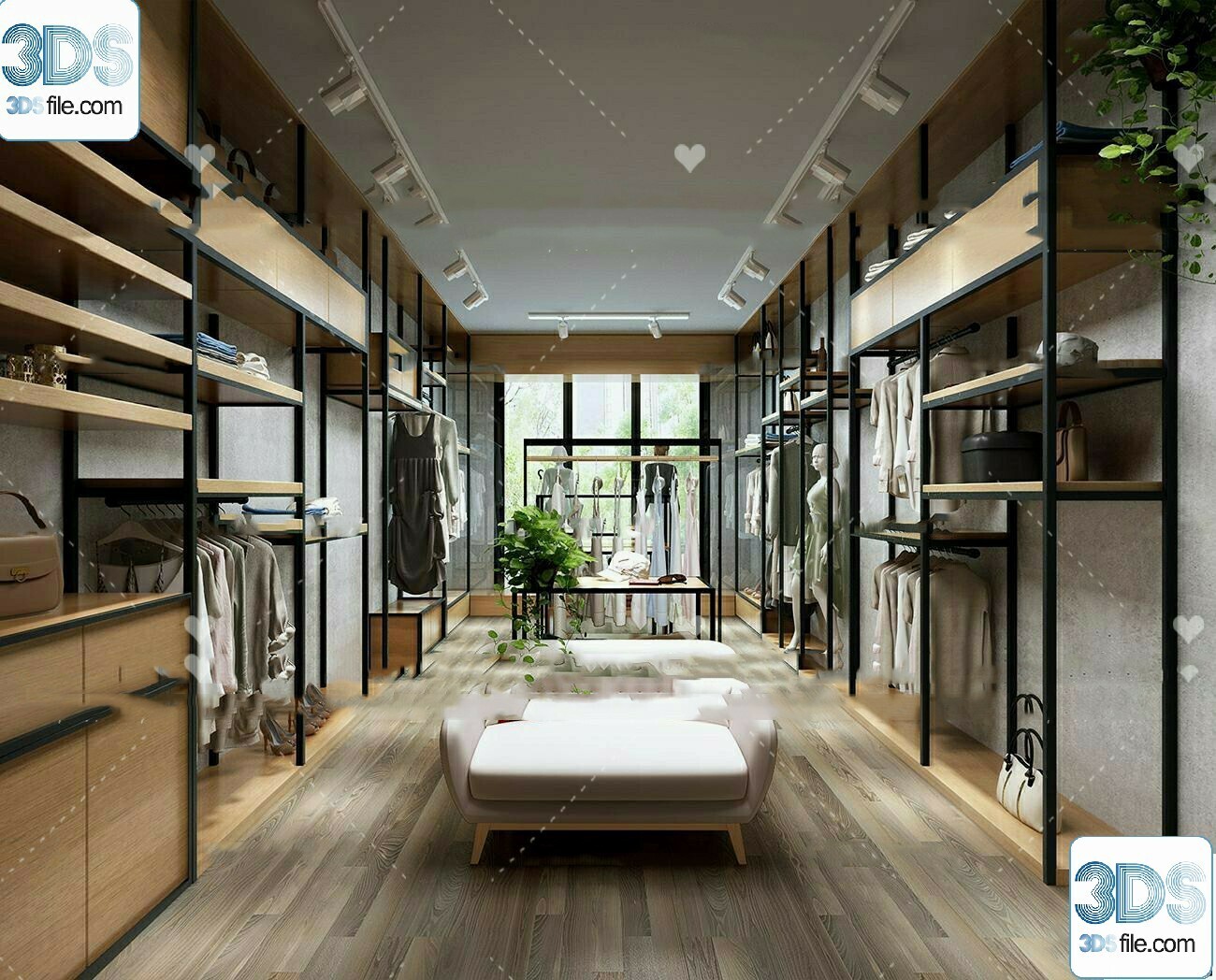 62 Fashion Shop Design 3D Models vol.06 - Vray