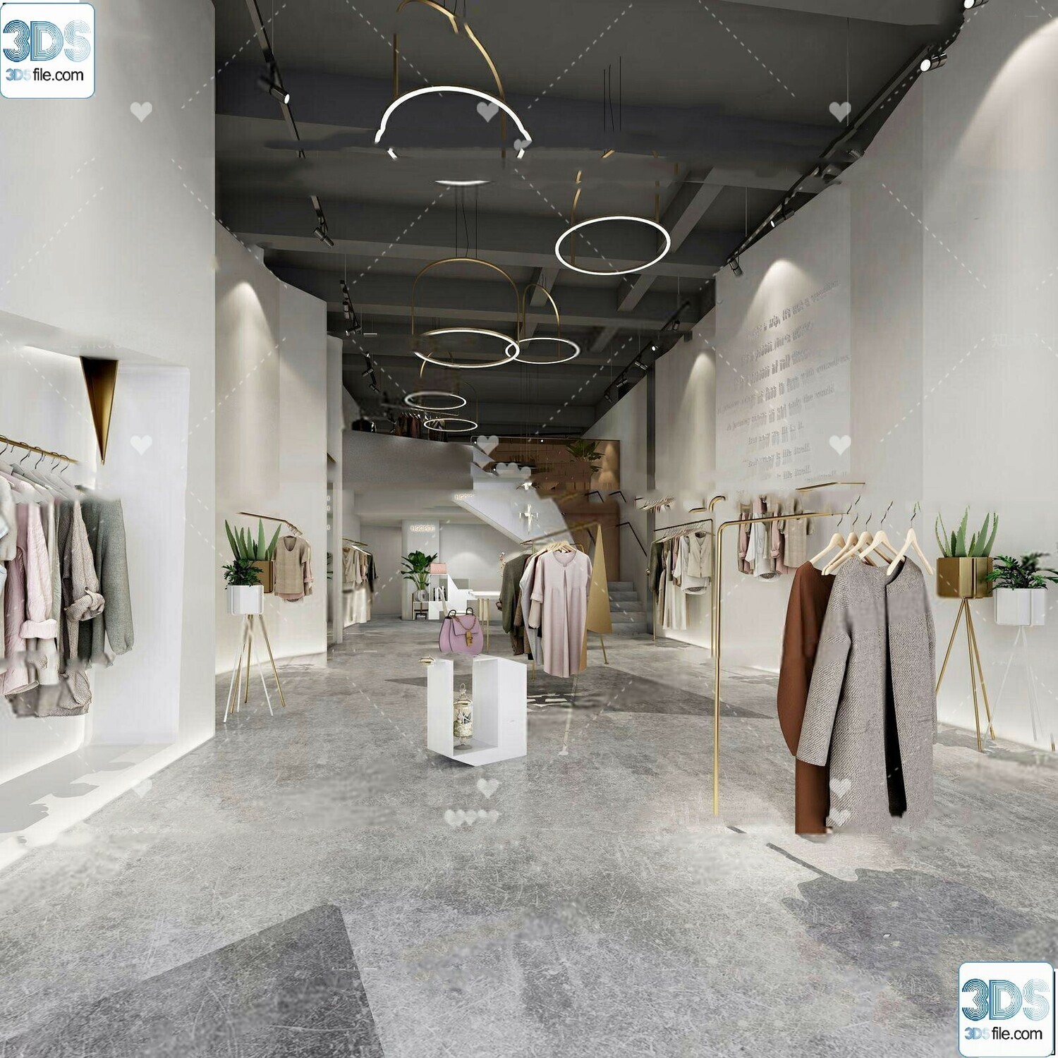 62 Fashion Shop Design 3D Models vol.06 - Vray