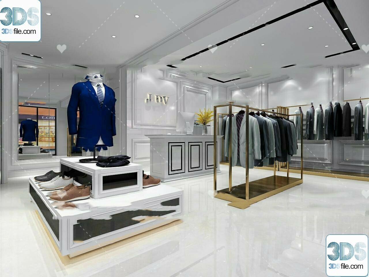 62 Fashion Shop Design 3D Models vol.06 - Vray