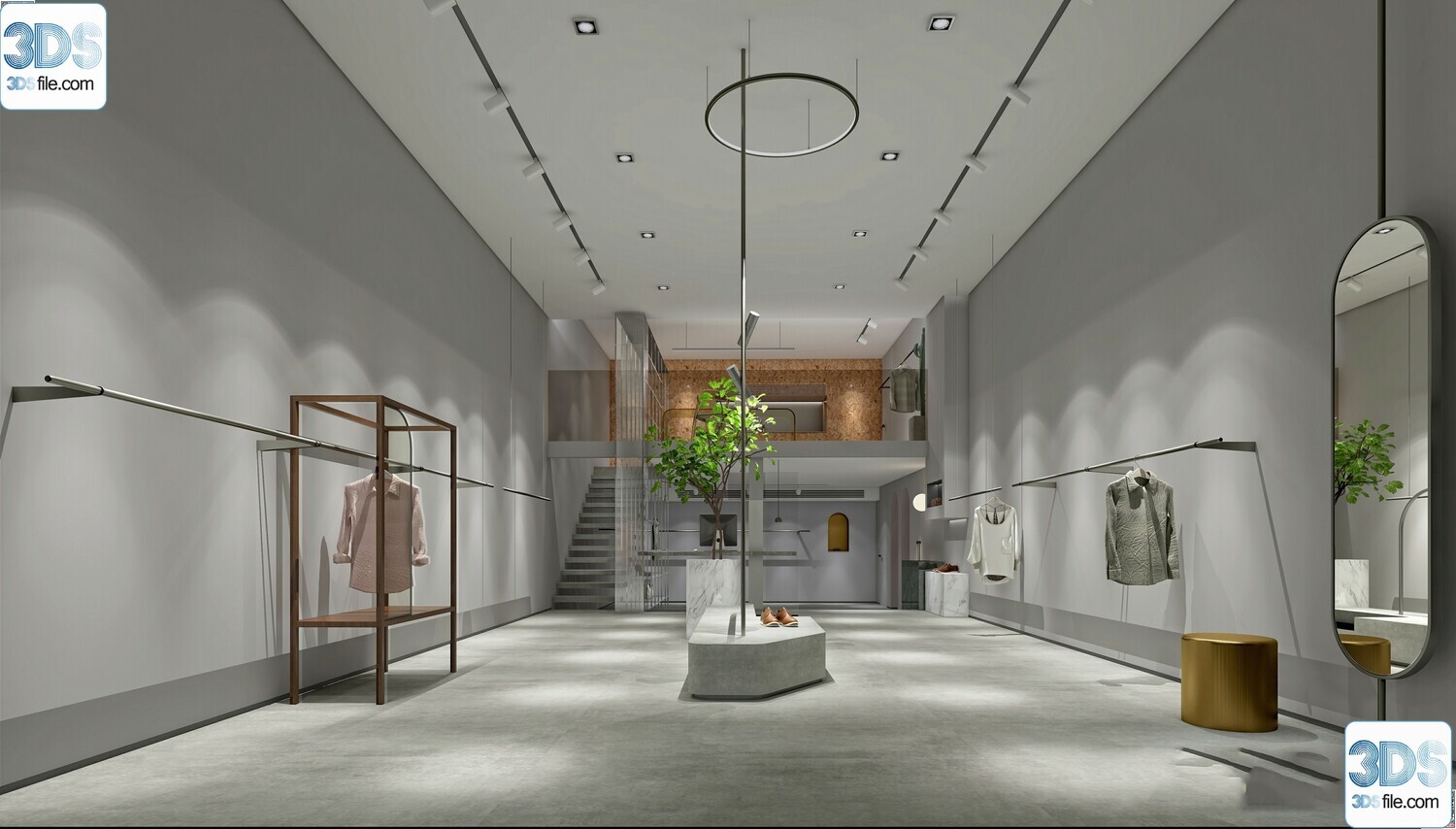62 Fashion Shop Design 3D Models vol.06 - Vray