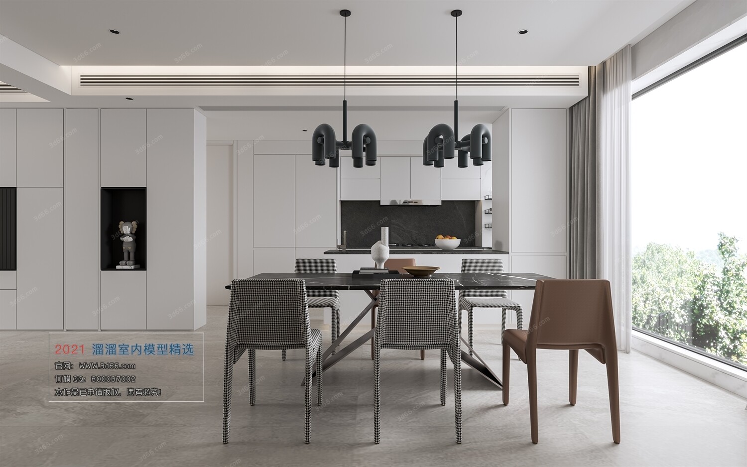 68 Dining Room 3D Models vol.10