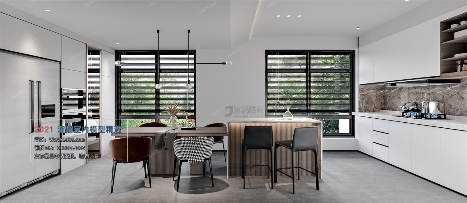 68 Dining Room 3D Models vol.10