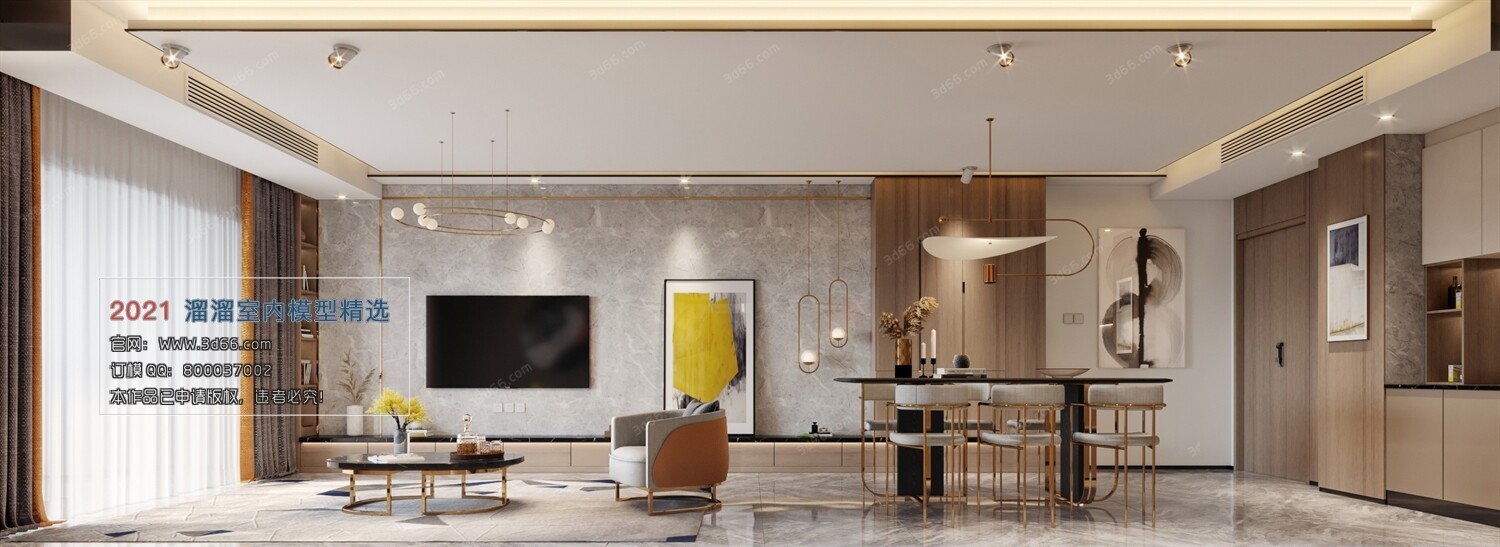 68 Dining Room 3D Models vol.10