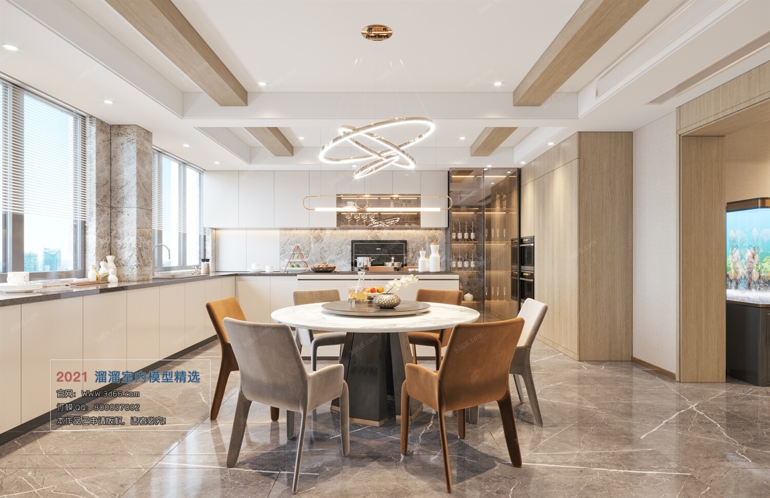 68 Dining Room 3D Models vol.10