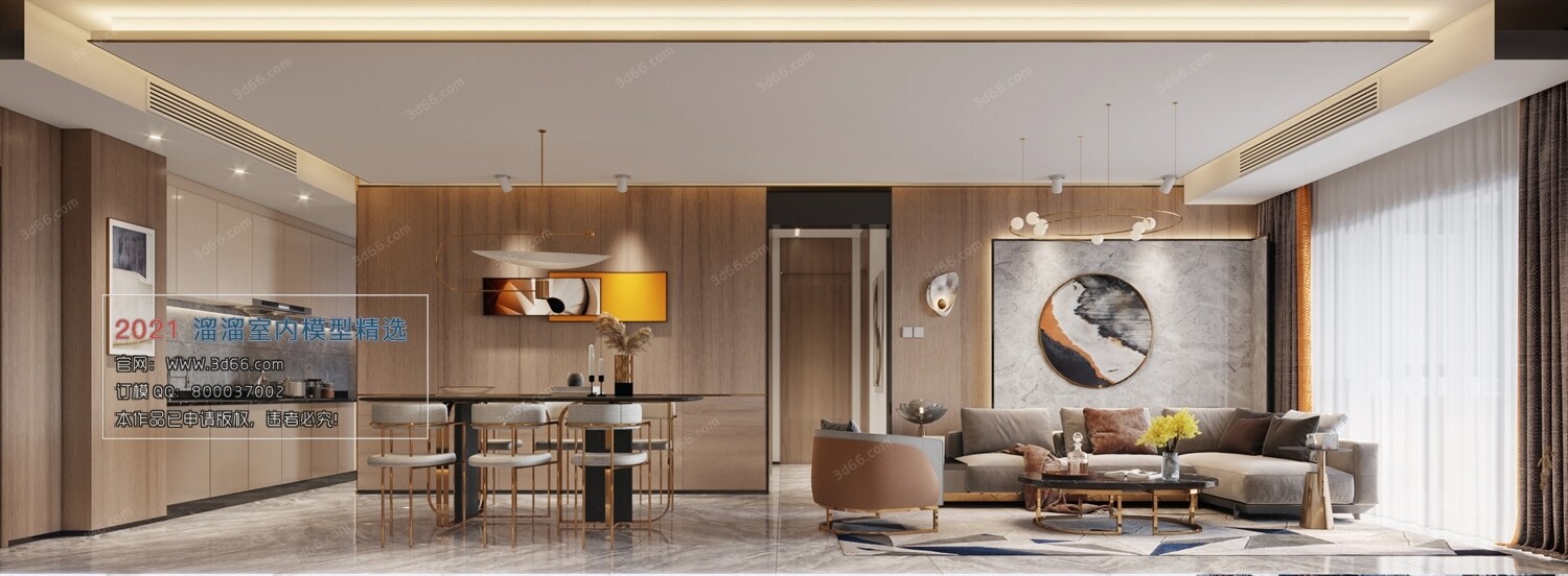 68 Dining Room 3D Models vol.10