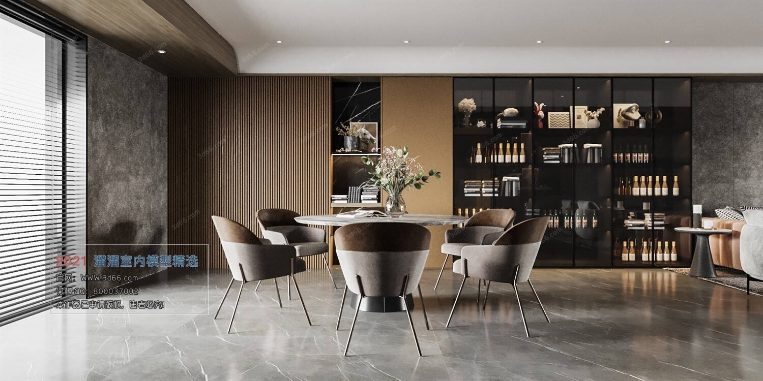 68 Dining Room 3D Models vol.10