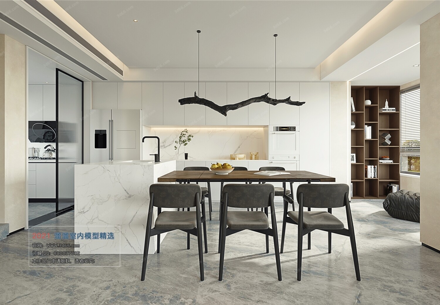 68 Dining Room 3D Models vol.10