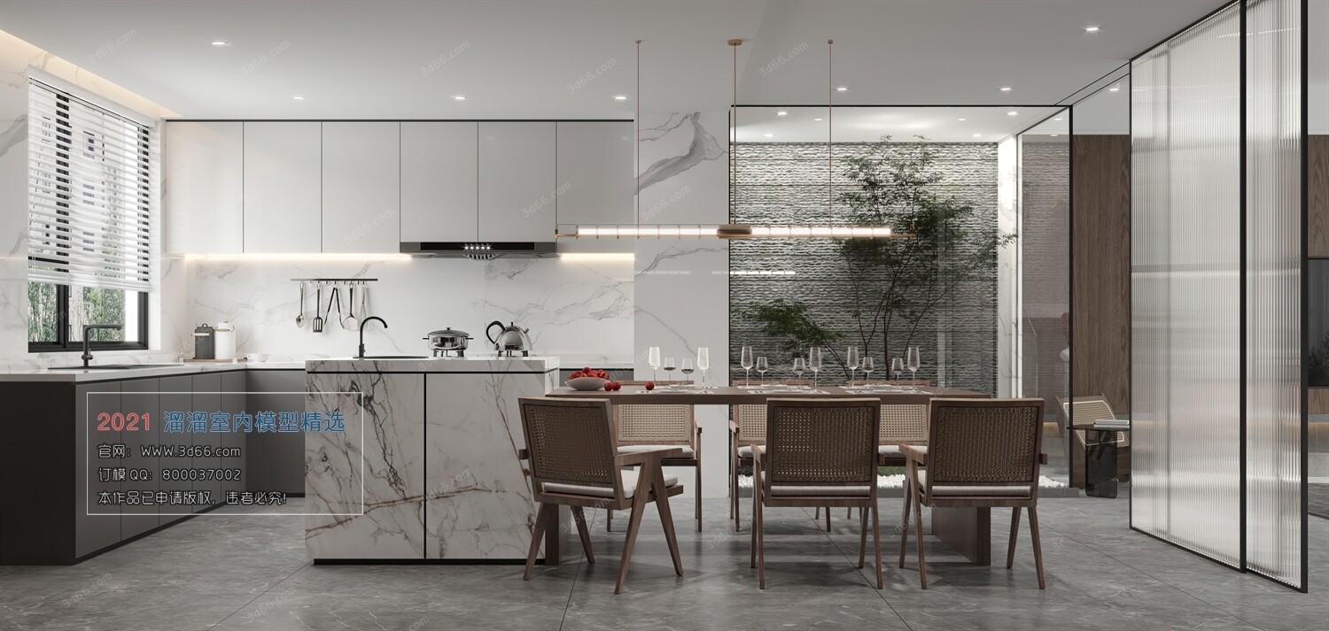 68 Dining Room 3D Models vol.10
