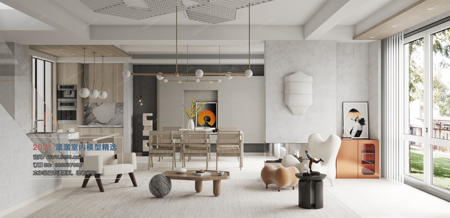 68 Dining Room 3D Models vol.10