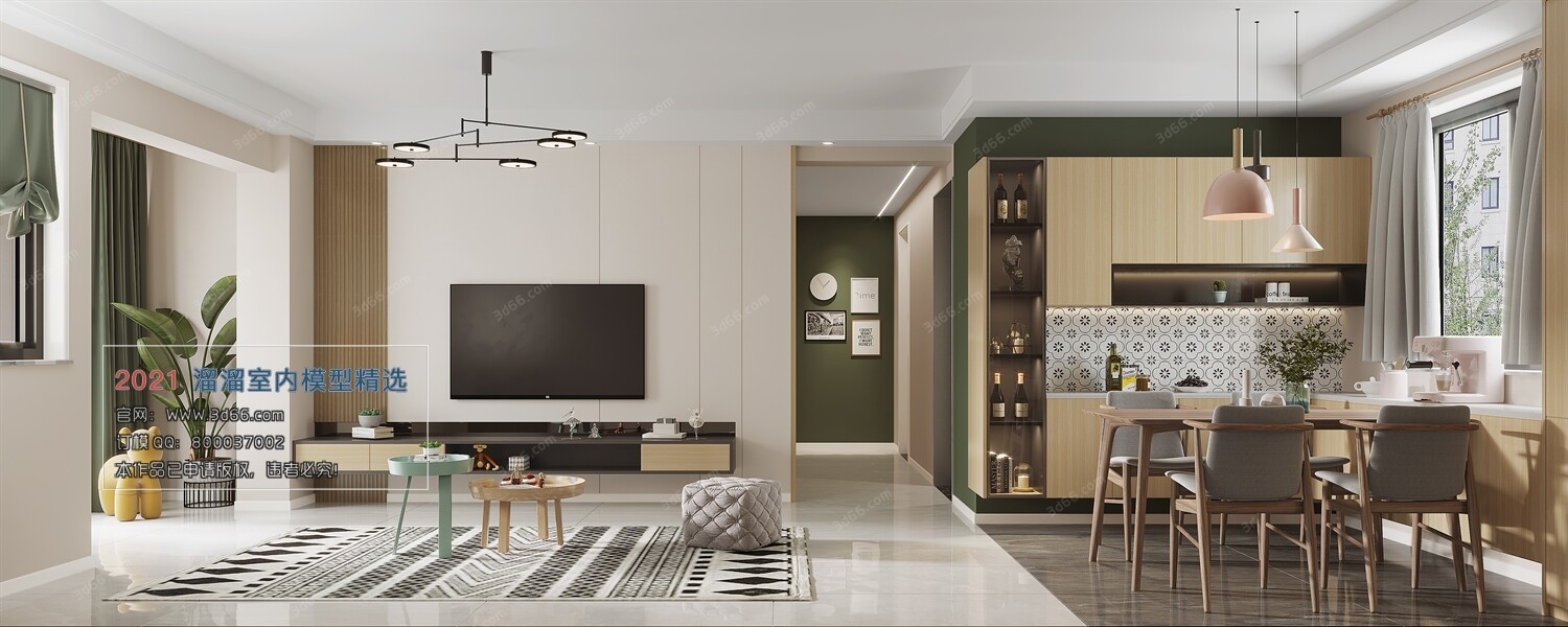 68 Dining Room 3D Models vol.10