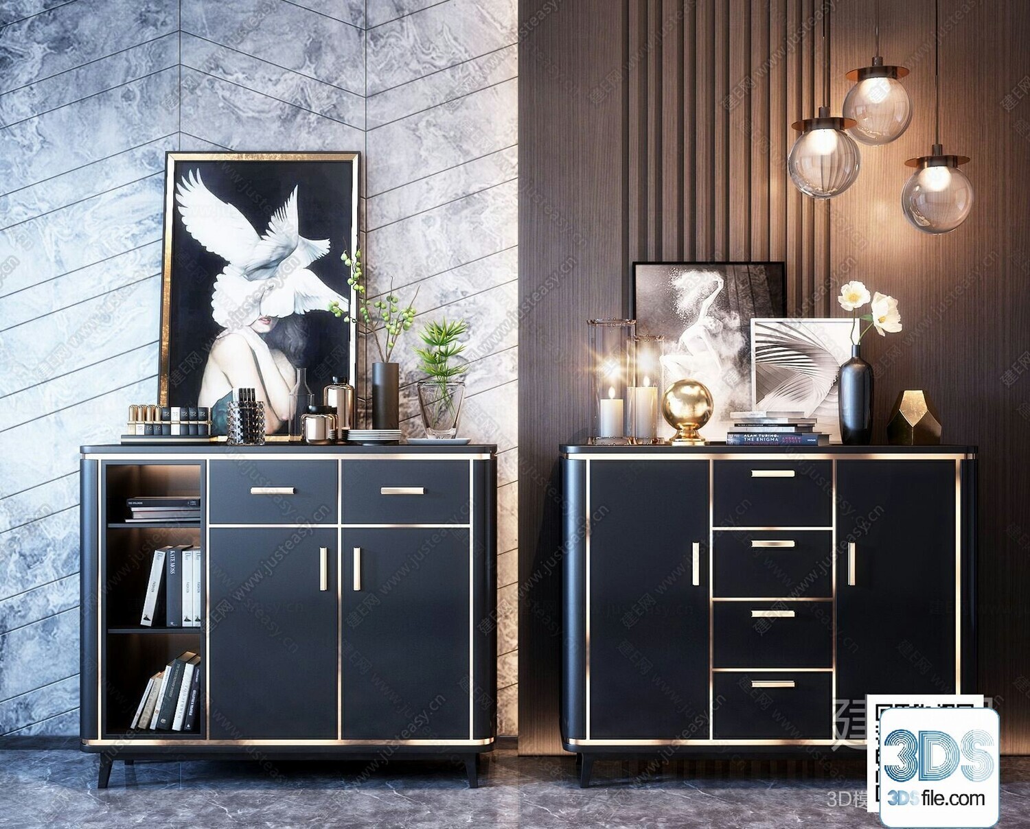 109 Side Cabinet And Dining Side Cabinet Vol12