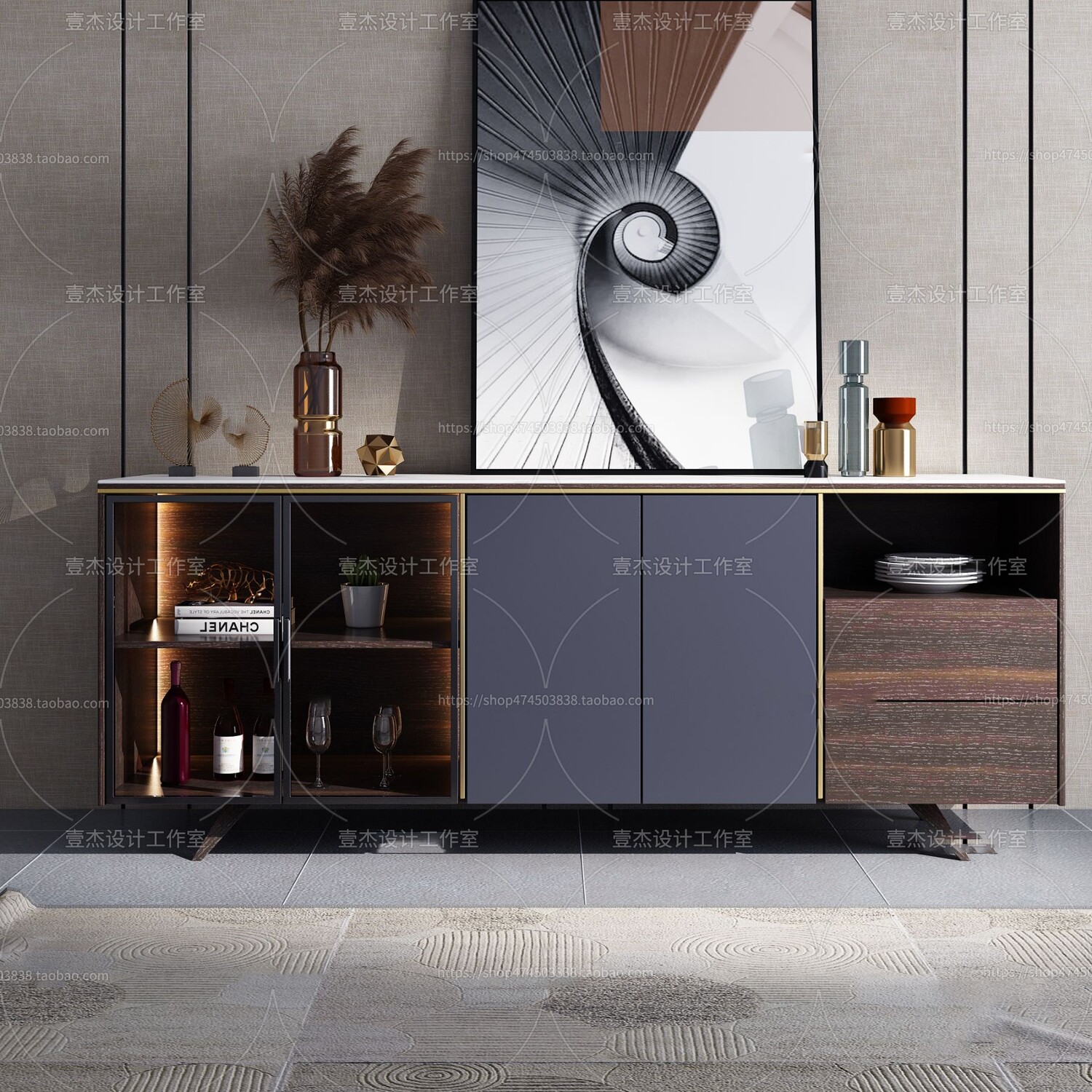 109 Side Cabinet And Dining Side Cabinet Vol12