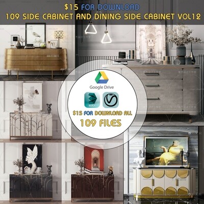 109 Side Cabinet And Dining Side Cabinet Vol12