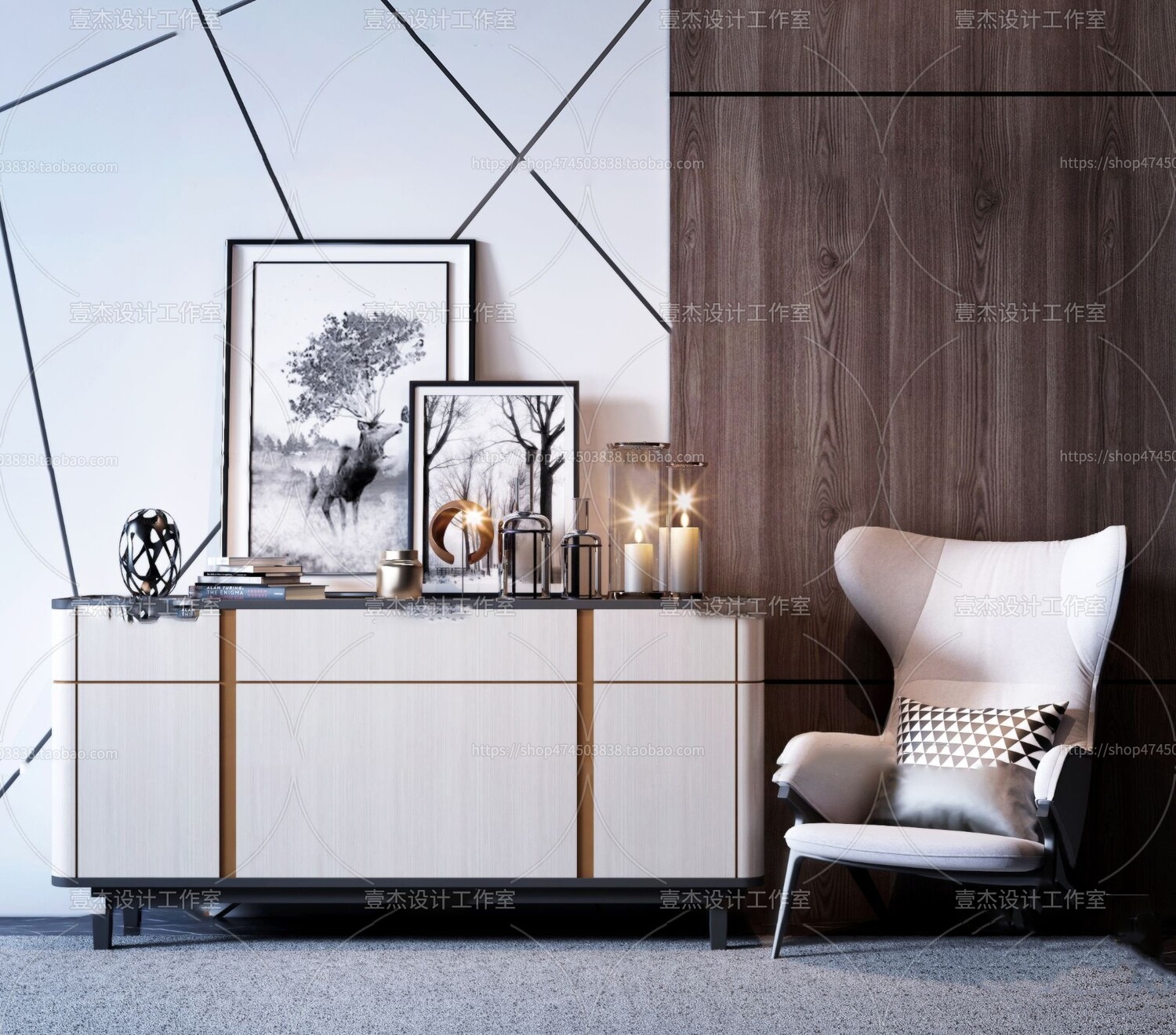 109 Side Cabinet And Dining Side Cabinet Vol12