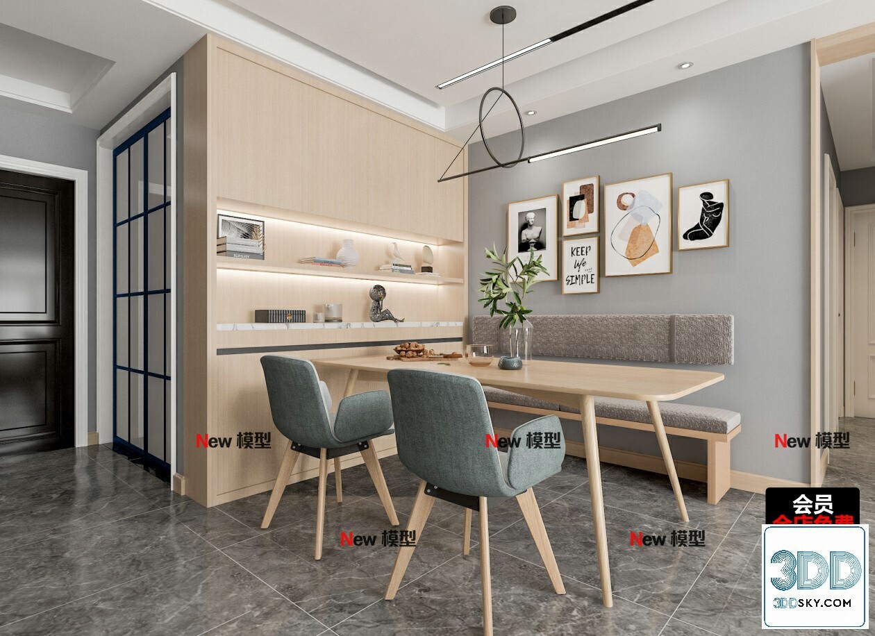 20 Living Room 3d Models Vol.25-Vray