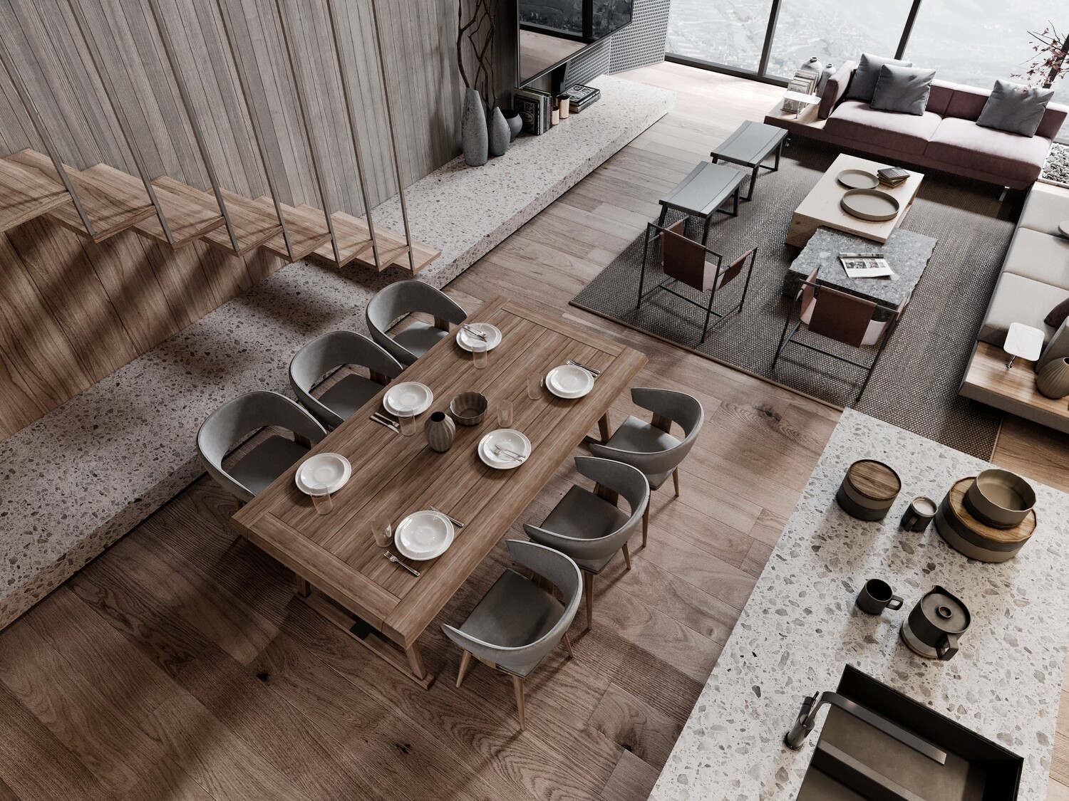 380 FULL SCENES 3D MODELS - CORONA