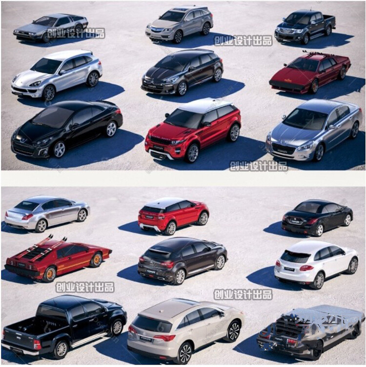 190 VEHICLE 3D MODELS VOL.02