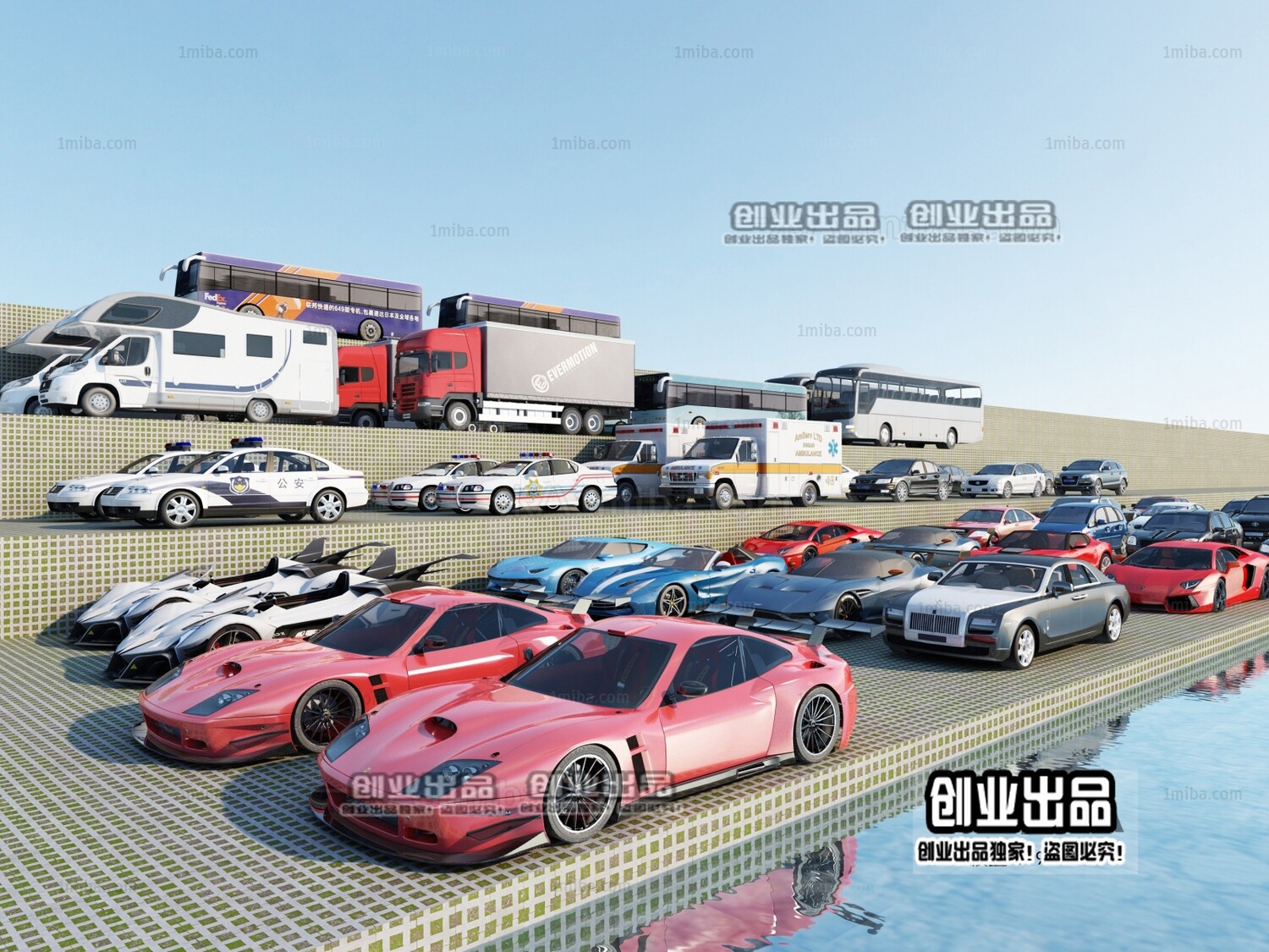 190 VEHICLE 3D MODELS VOL.02
