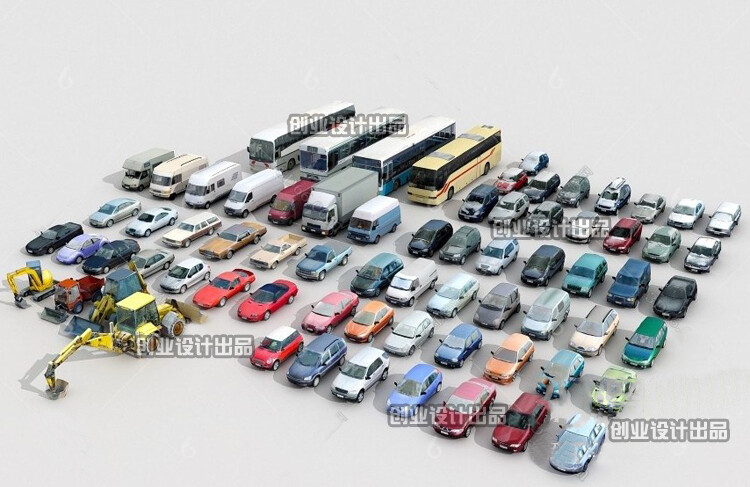 190 VEHICLE 3D MODELS VOL.02
