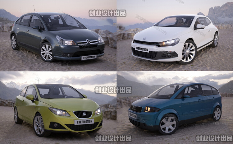 190 VEHICLE 3D MODELS VOL.02
