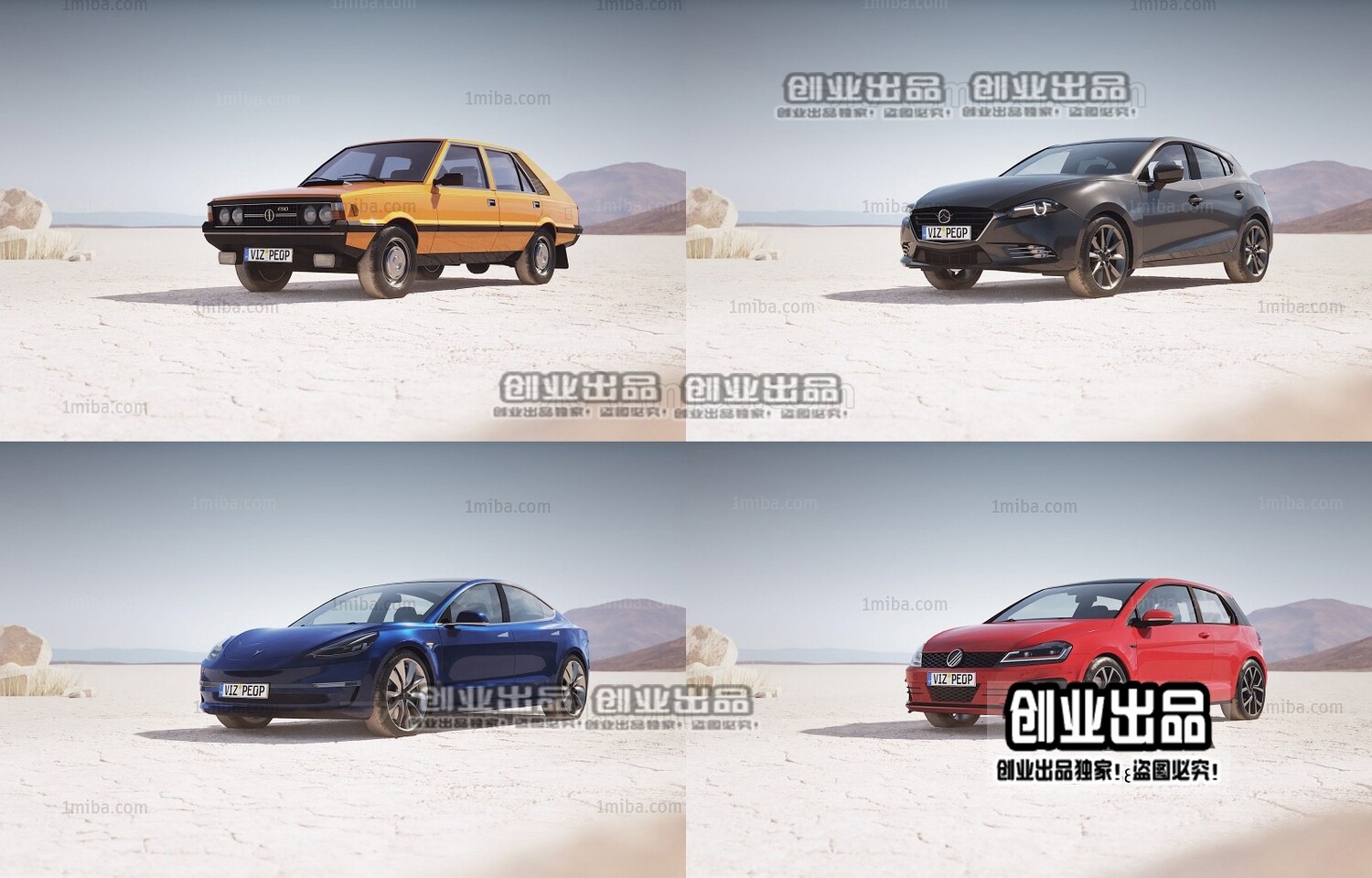 190 VEHICLE 3D MODELS VOL.02