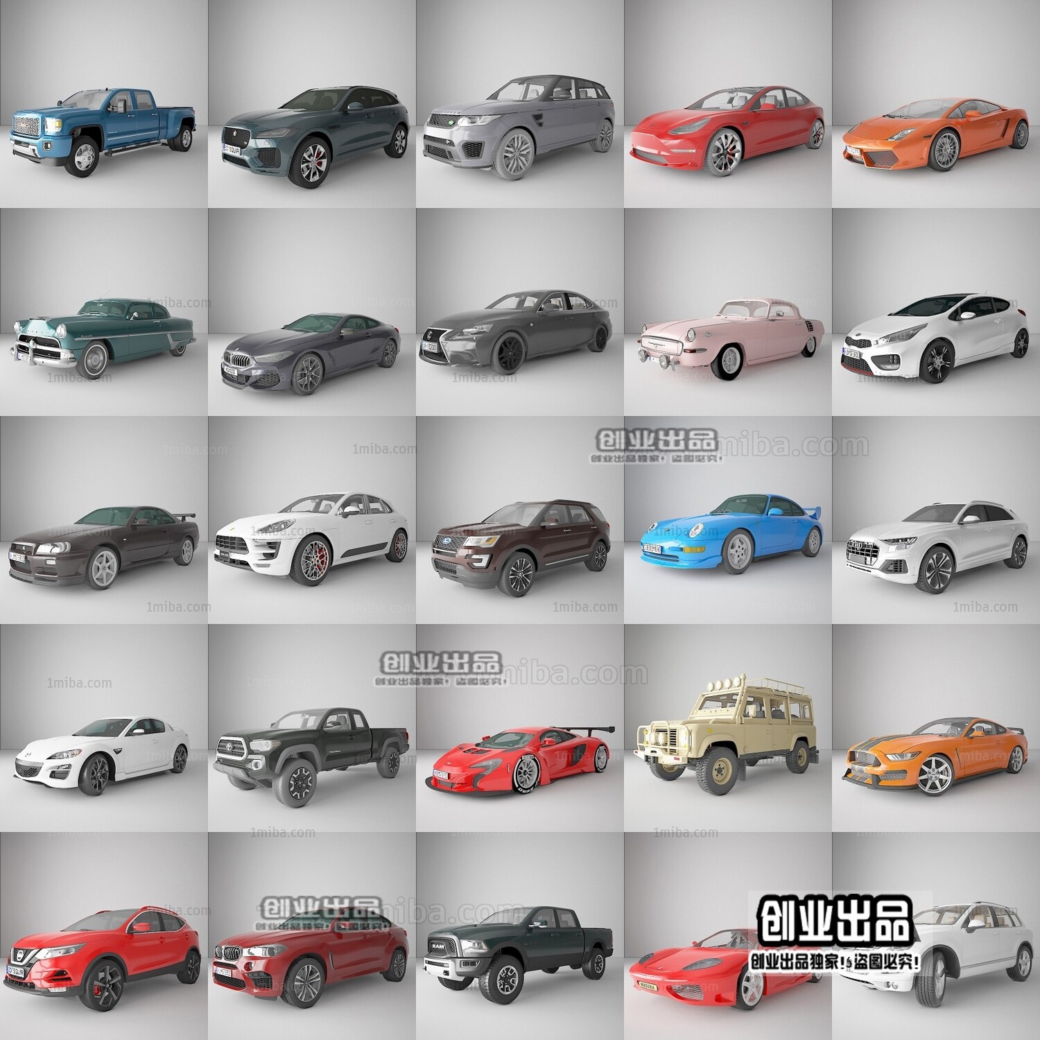 190 VEHICLE 3D MODELS VOL.02