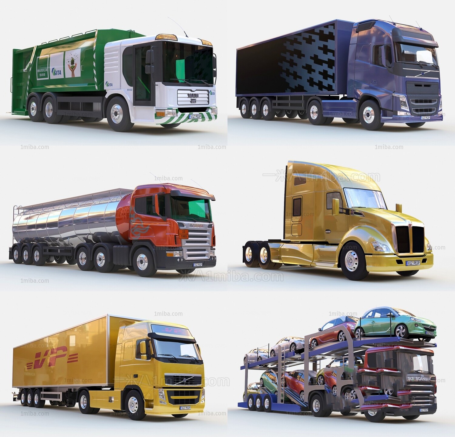 190 VEHICLE 3D MODELS VOL.02