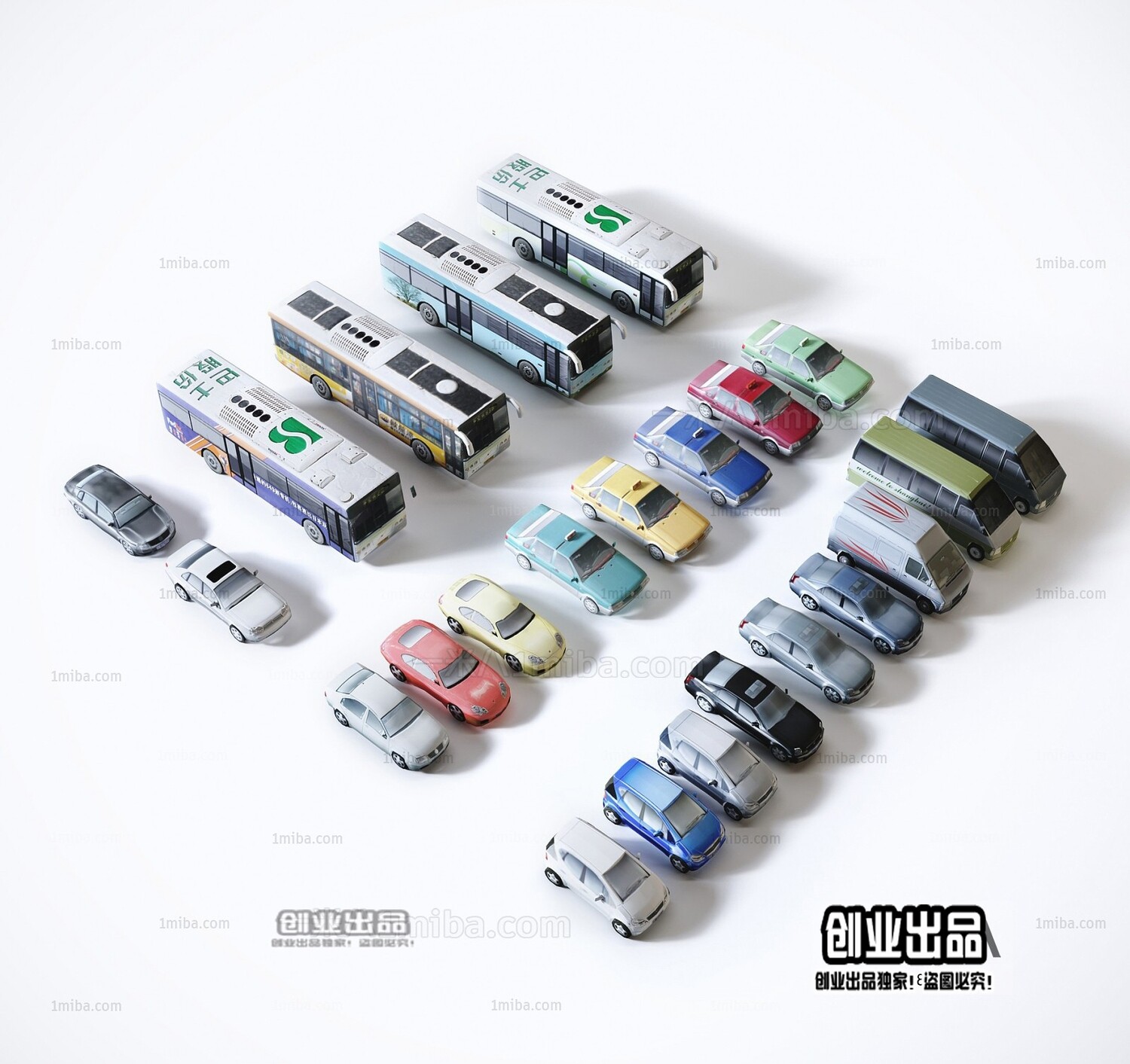 190 VEHICLE 3D MODELS VOL.02