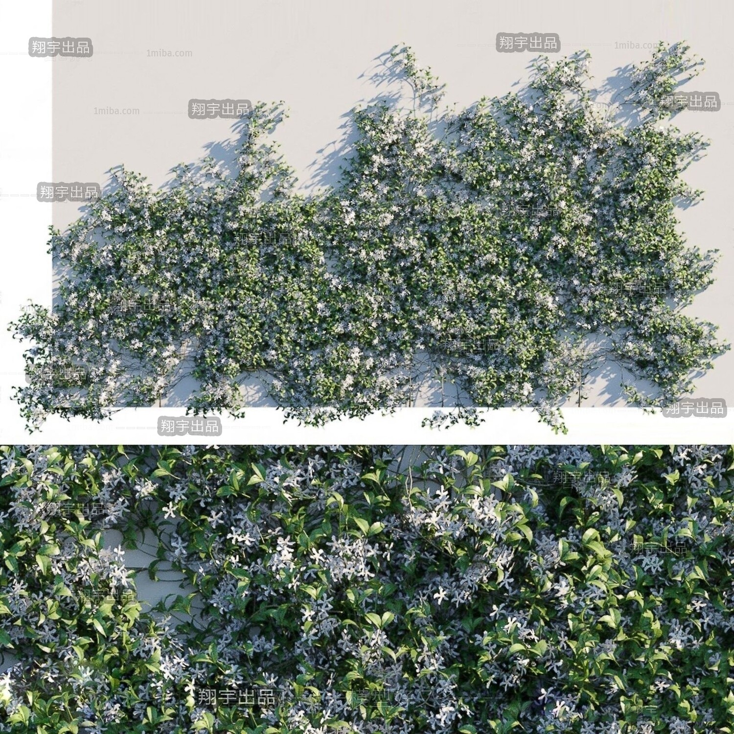 45 WALL PLANT DECOR 3D MODELS VOL.01