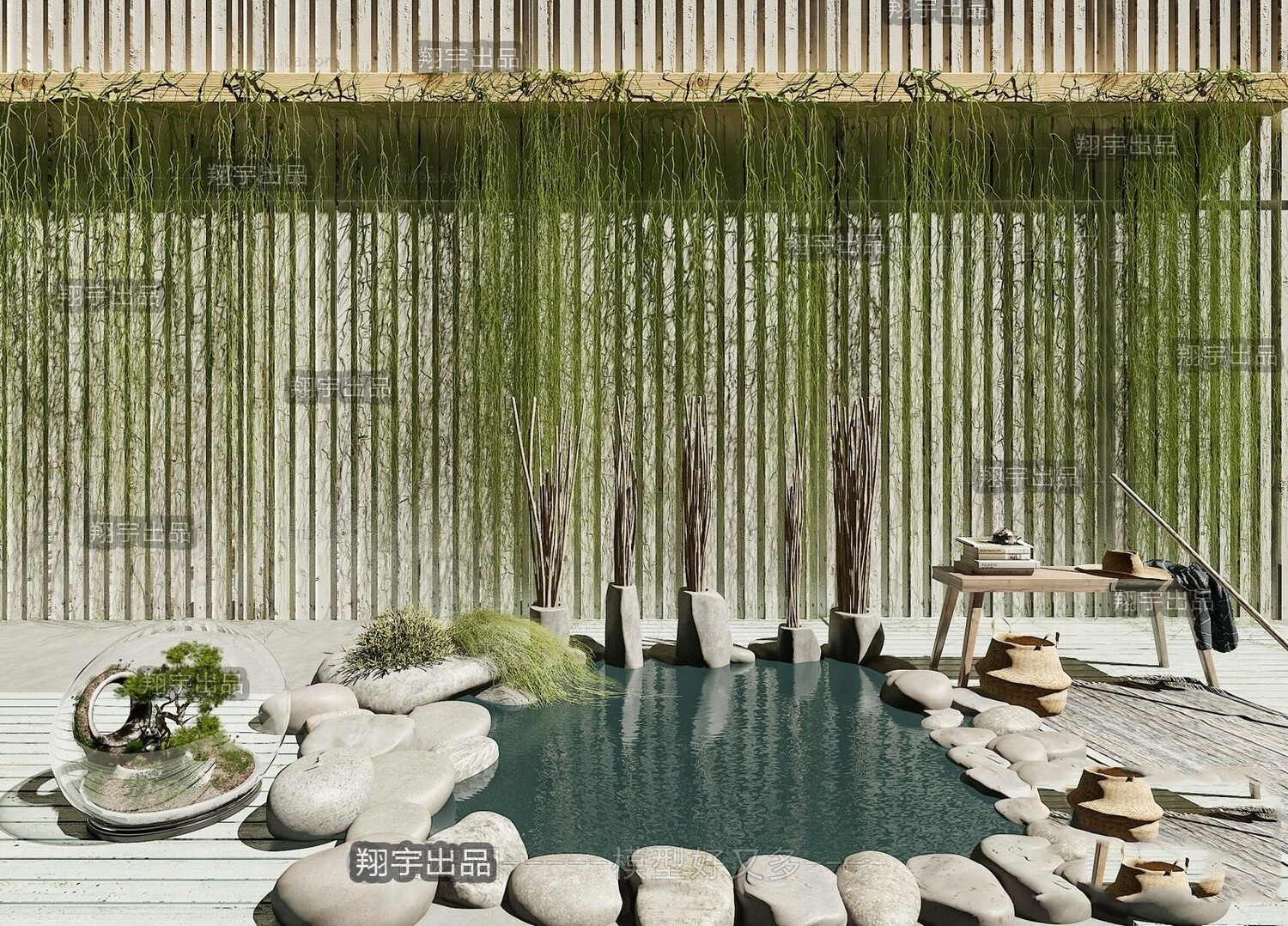 45 WALL PLANT DECOR 3D MODELS VOL.01